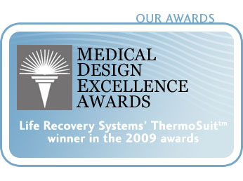 The ThermoSuit winner of a 2009 Medical Design Excellence Award.
