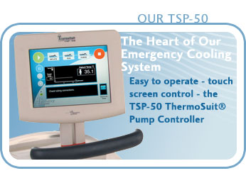 TSP-50 - easy to operate - touch screen control - ThermoSuit Pump Controller